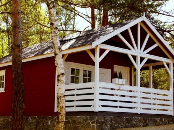 Nasze domki w Norweskiej wiosce Arendel