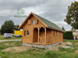 Domek ogrodowy z drewna Wiktor - 8x4m  - zdjęcie 15