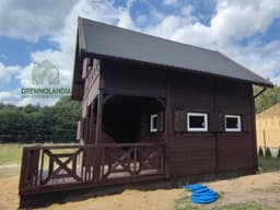 Drewnolandia Fabian IV – domek letniskowy 35m² z funkcjonalną antresolą