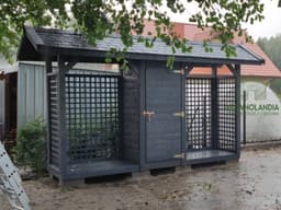 Drewutnia Dagmara - 7x1m, z magazynkiem narzędziowym  - zdjęcie 8