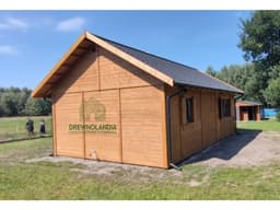 Drewniany domek CRK5 - przestrzeń rekreacyjna