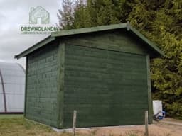 Drewniany domek narzędziowy Filemon, 6m², funkcjonalny i solidny