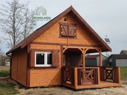 Wiktor III - drewniany domek letniskowy 30m²