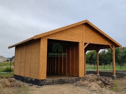 Drewniana wiata Laura 9x5m – Ochrona dla trzech pojazdów - zdjęcie 10