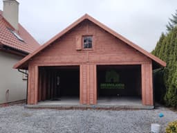 Drewniana wiata Laura 9x5m – Ochrona dla trzech pojazdów - zdjęcie 44