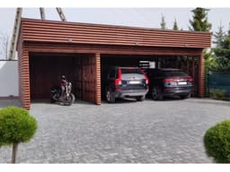 Carport na trzy samochody – minimalistyczny design