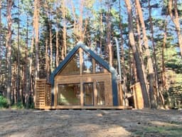 Dom rekreacyjny całoroczny CRK9 - nowoczesna stodoła - 47 m2 - zdjęcie 14