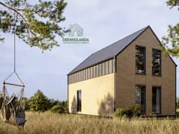 Całoroczny dom z drewna CRK9 – nowoczesna stodoła