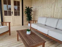 Sauna ogrodowa 8m x 3,5m z przestrzenią wypoczynkową - zdjęcie 34