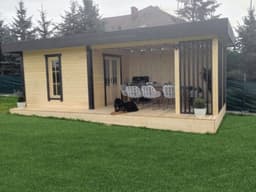 Sauna ogrodowa 8m x 3,5m z przestrzenią wypoczynkową - zdjęcie 23