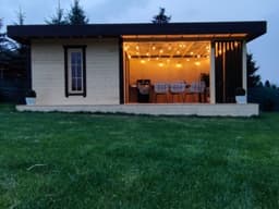 Sauna ogrodowa 8m x 3,5m z przestrzenią wypoczynkową - zdjęcie 19