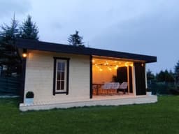 Sauna ogrodowa 8m x 3,5m z przestrzenią wypoczynkową - zdjęcie 22