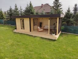 Sauna ogrodowa 8m x 3,5m z przestrzenią wypoczynkową - zdjęcie 28