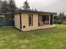 Sauna ogrodowa 8m x 3,5m z przestrzenią wypoczynkową - zdjęcie 25