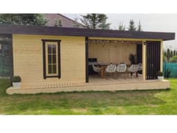 Sauna ogrodowa 8m x 3,5m z przestrzenią wypoczynkową - zdjęcie 10