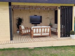 Sauna ogrodowa 8m x 3,5m z przestrzenią wypoczynkową - zdjęcie 32