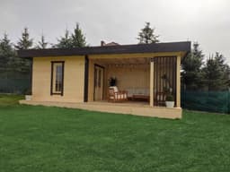 Sauna ogrodowa 8m x 3,5m z przestrzenią wypoczynkową - zdjęcie 15