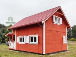 Całoroczny domek rekreacyjny CRP7 z drewna 33m² pod klucz