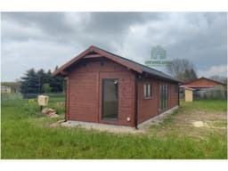 Drewniany domek CRK2 – projekt całoroczny o powierzchni 48 m²