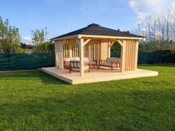 Altana ogrodowa z drewna Nela – idealne miejsce na relaks