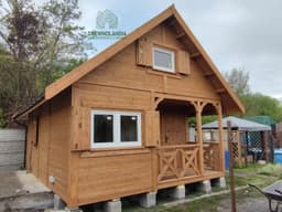 CRA1 PLUS – drewniany domek mieszkalny, 25m² z ociepleniem