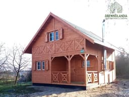 Domek letniskowy drewniany z antresolą Wiktor IV V2 – 35 m² - zdjęcie 71
