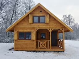 Domek letniskowy drewniany z antresolą Wiktor IV V2 – 35 m² - zdjęcie 53