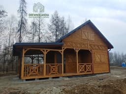Domek letniskowy drewniany z antresolą Wiktor IV V2 – 35 m² - zdjęcie 108