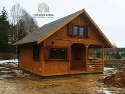 Domek letniskowy drewniany z antresolą Wiktor IV V2 – 35 m² - zdjęcie 60