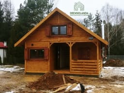 Domek letniskowy drewniany z antresolą Wiktor IV V2 – 35 m² - zdjęcie 61
