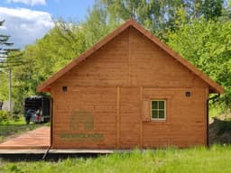 Domek letniskowy drewniany z antresolą Wiktor IV V2 – 35 m² - zdjęcie 46