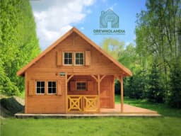 Domek letniskowy drewniany z antresolą Wiktor IV V2 – 35 m² - zdjęcie 7