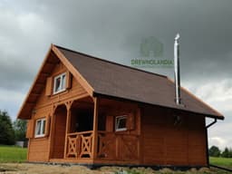 Domek letniskowy drewniany z antresolą Wiktor IV V2 – 35 m² - zdjęcie 23