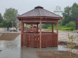 Jadwiga – altanka ogrodowa sześciokątna – Drewnolandia – 3,2m