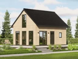Letniskowy domek CRP2 V2 – funkcjonalne rozwiązanie z drewna