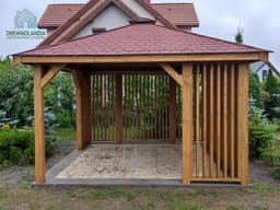 Nela – nowoczesna altanka ogrodowa 4x4 m – elegancja w Twoim ogrodzie