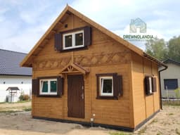 Domek letniskowy Wiktor V z antresolą – wygodny projekt o powierzchni 35 m²