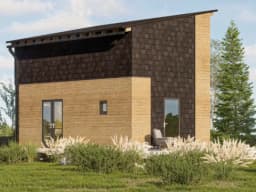 Nowoczesny domek modułowy CRP4 – stylowa przestrzeń na każdą porę roku