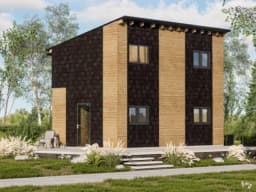 Modułowy domek CRP4 – 35 m² powierzchni w drewnianej konstrukcji