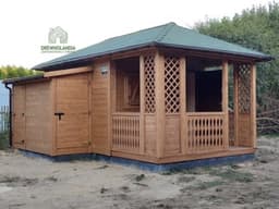 Domek letniskowy "Andrzej", 5x3m, drewniana konstrukcja