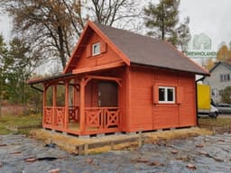 Domek Ogrodowy z tarasem Marcel II - 5x5m  - zdjęcie 13