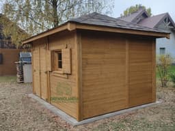Drewniany Domek narzędziowy Jerzy - 4x3m  - zdjęcie 15