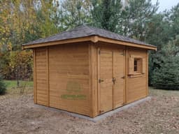 Drewniany Domek narzędziowy Jerzy - 4x3m  - zdjęcie 14