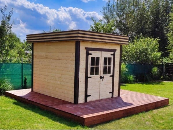 Domek gospodarczy do ogrodu Klaudiusz v2  - 3x2m 