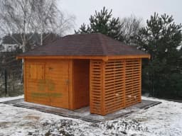 Domek gospodarczy z drewna 2017