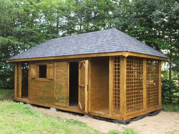Domek gospodarczy do dużego ogrodu Kacper Bis - 6x4m