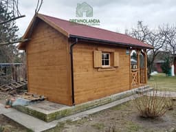 Domek drewniany letniskowy bez pozwolen