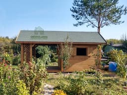 Domek altanka dzialkowa drewnolandia