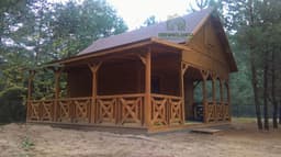 Drewniany domek ogrodowy Drewnolandia 2017