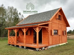 Domek z drewna na zgloszenie